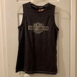 Harley-Davidson® Women's Distressed Logo Sleeveless Tank